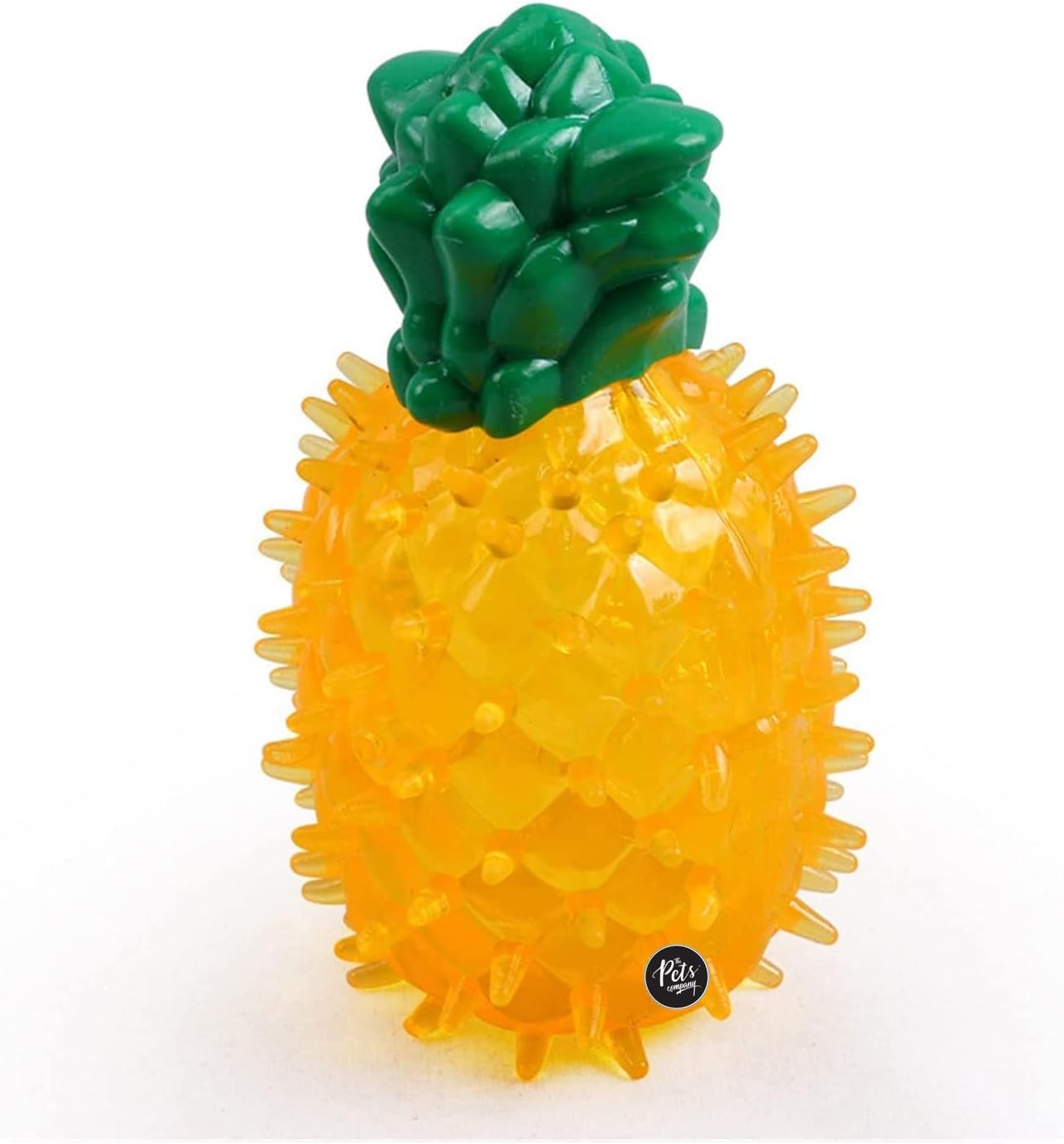 - The Pets Company Puppy Chew Toy, Squeaky Dog Toy, Pineapple