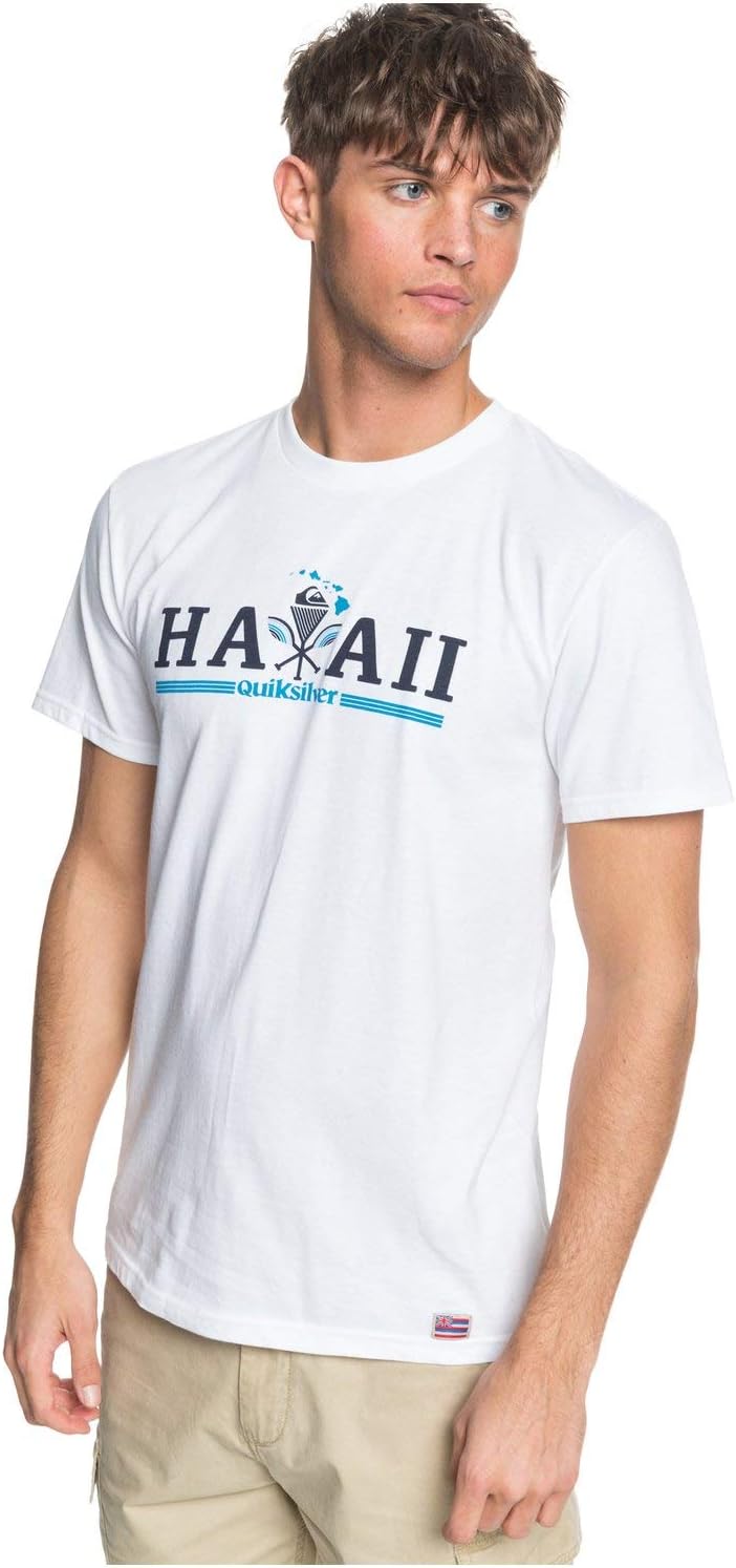 Quiksilver HI State Road T-Shirt - White - XXL