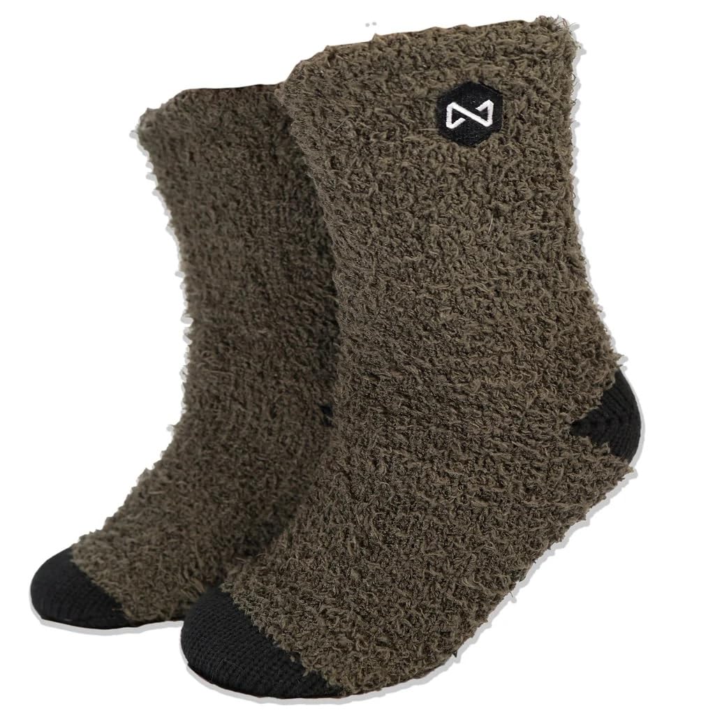 Navitas Unisex Green Polar Tec Fleece Socks Uk 7-11, Eu 41-45