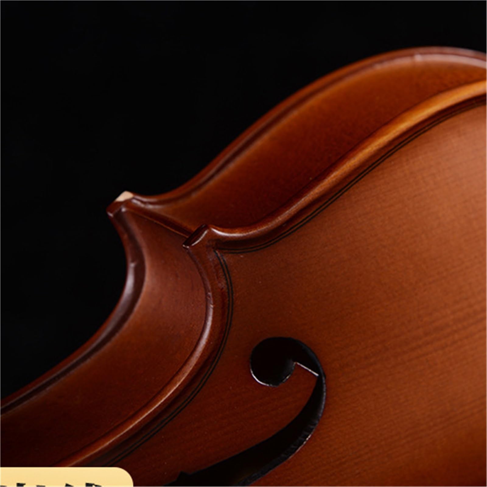 Violino Set Violino Fatto A Mano In Legno Massello Per Principianti E Adulti Per Esercitarsi E Testare Il Violino(L-Brown,1/4)