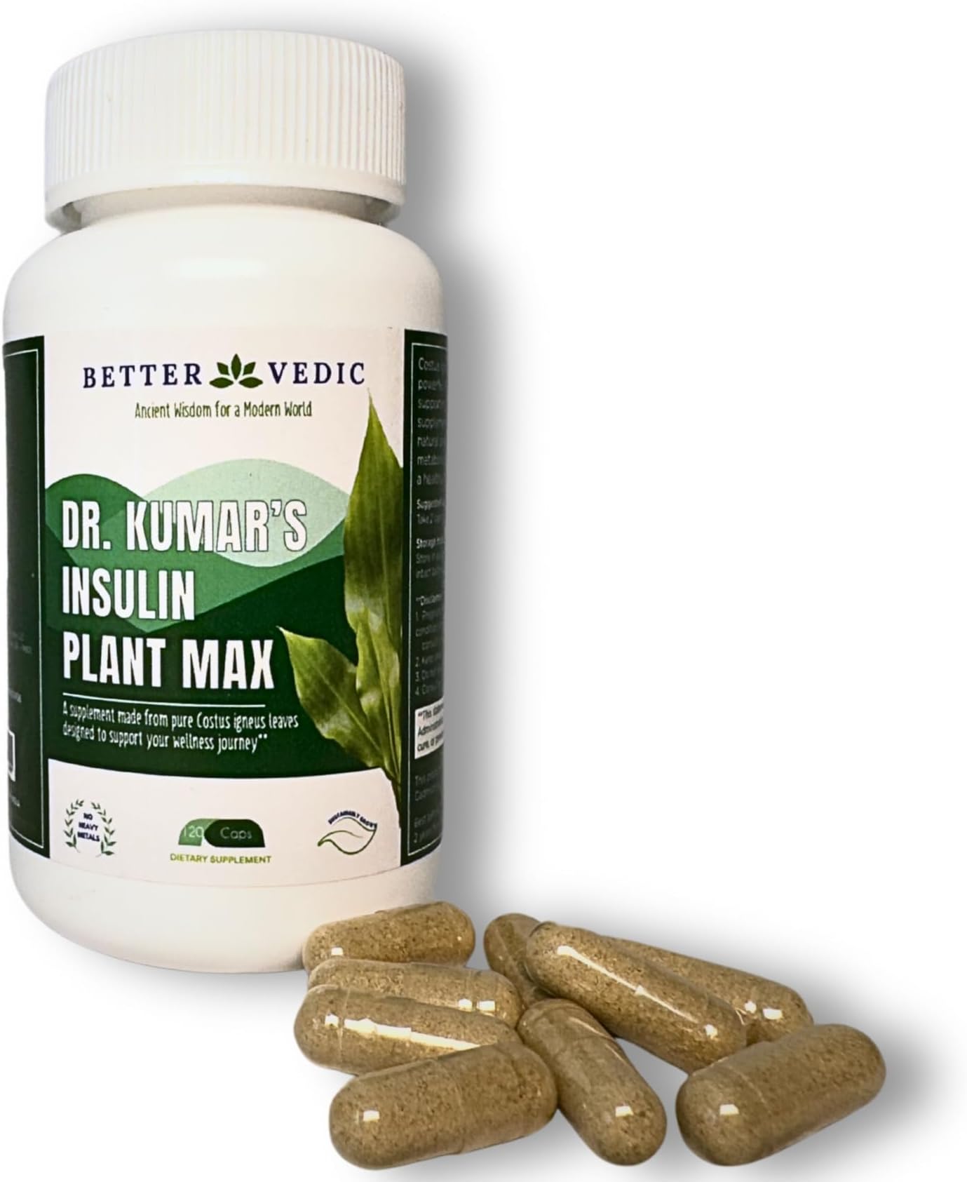 Pure Costus Leaf Capsules