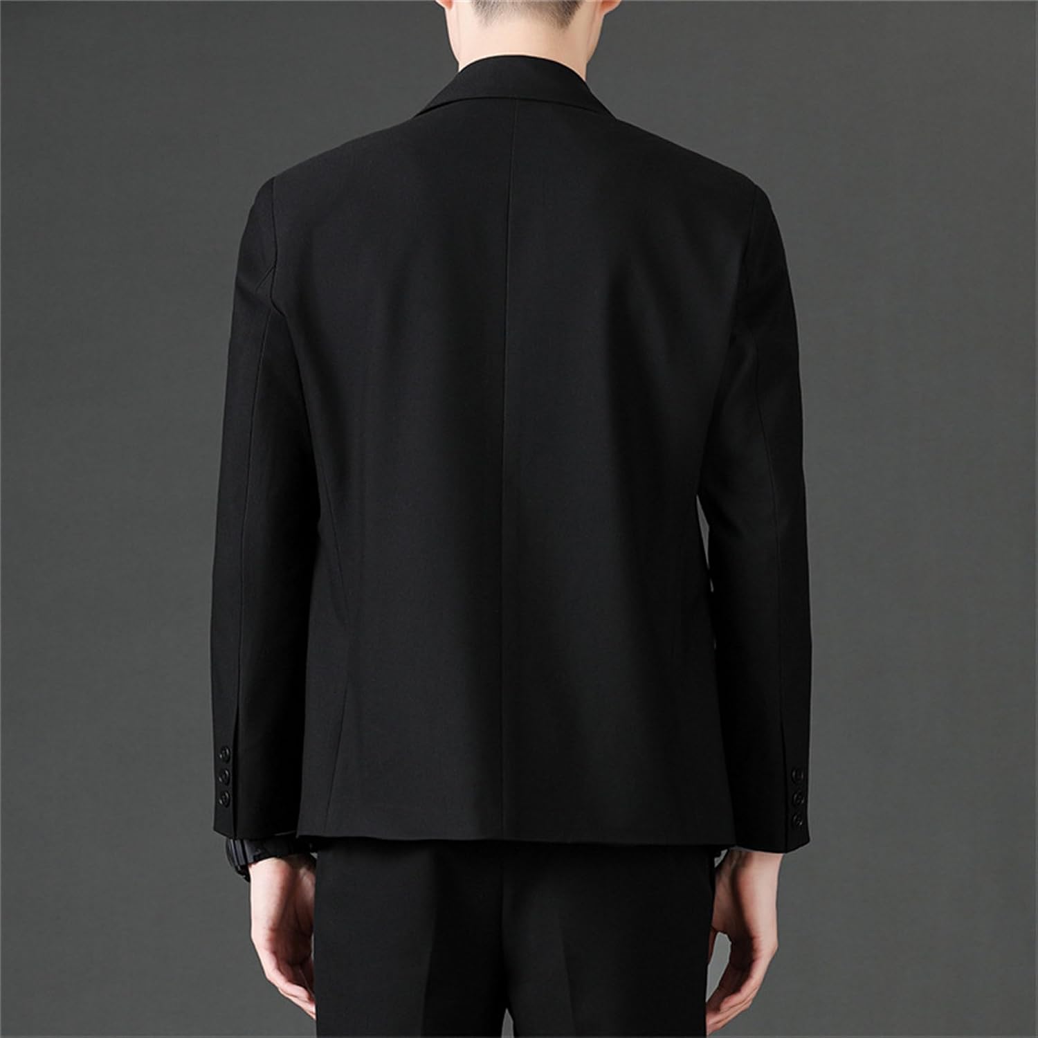 Mens Classic Formal Suit Jacket Vintage Casual Loose Sport Dress Coats Fashion Suit Jacket for Wedding Prom