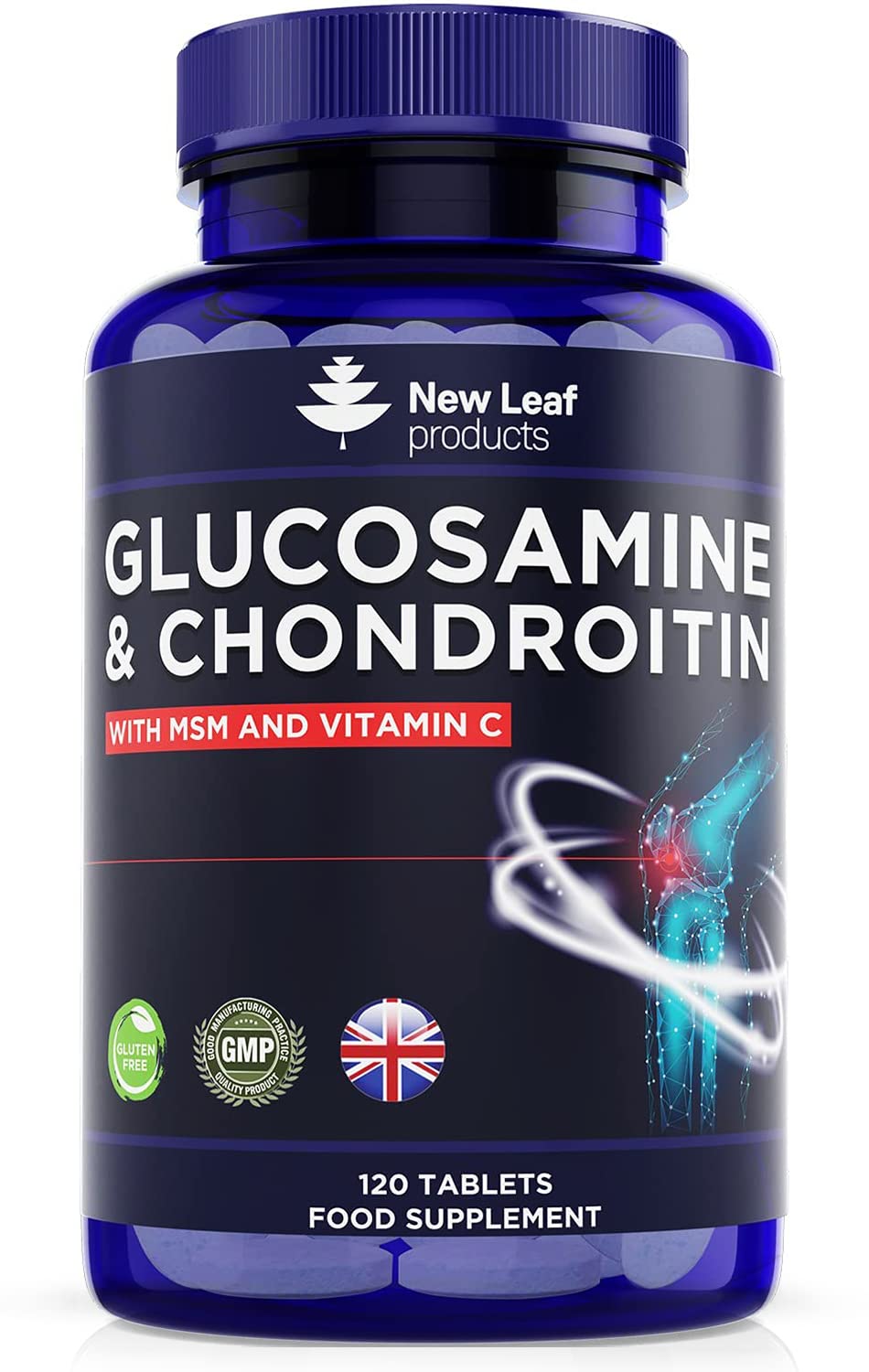Buy Glucosamine and Chondroitin High Strength Enriched with MSM and C