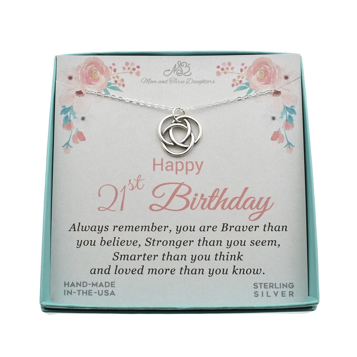 Mom And Three Daughters21st Birthday Gifts For Her Celtic Knot