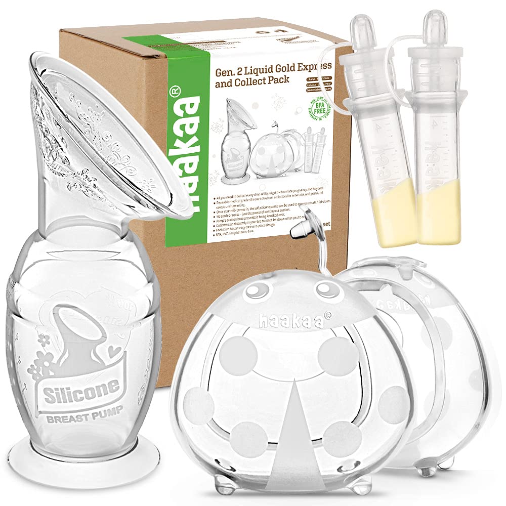 haakaa Manual Breast Pump & Ladybug Breast Milk Collector