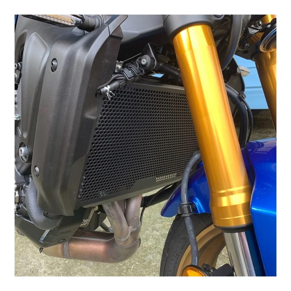 Grille Protection Radiateur Yamaha MT-09 - Garde En Aluminium CNC 2021-2023 Contre Pierres Et Insectes
