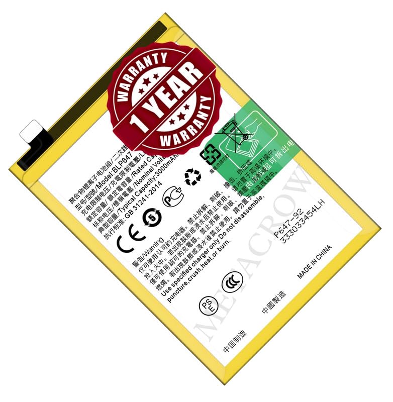 Image of Original BLP647 Battery Compatible for Oppo A79 4G (2017) - (3000mAh) - 1 Year Warranty JK1