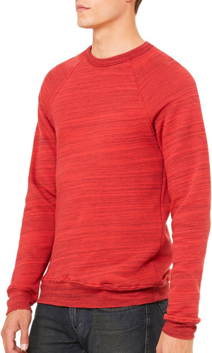 Bella + Canvas Unisex Sponge Fleece Crewneck Sweatshirt 2XL BLACK - Image 2