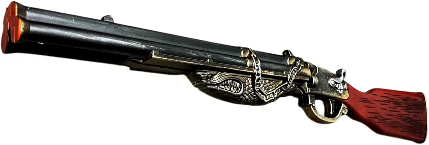 25.75” Steampunk Fantasy Decorative Display Shotgun Prop – Full-Size Lightweight Foam Replica for Adult Collectors & Wall Display