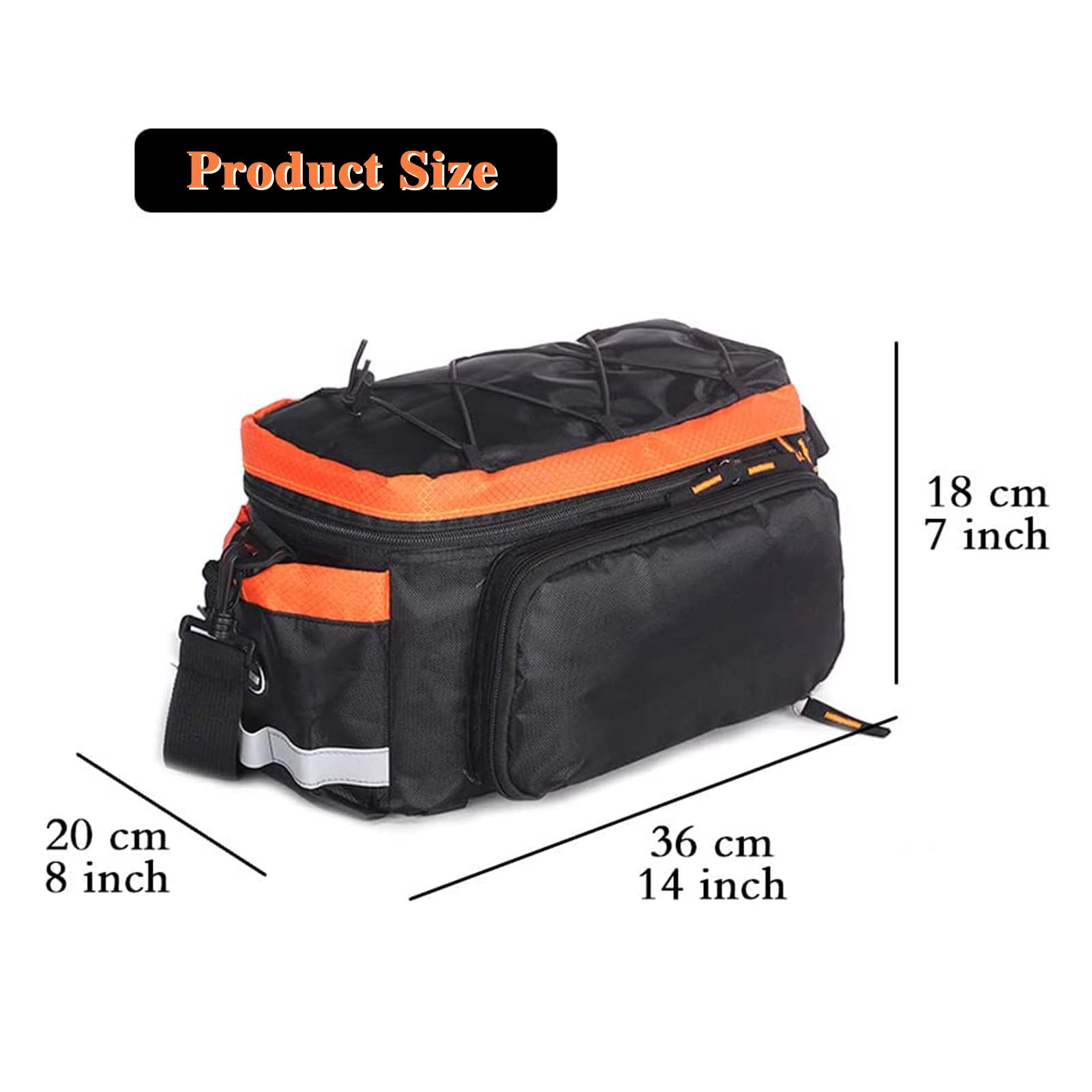 Borsa da bicicletta Grundig | Borse bici per portapacchi | Borsa da