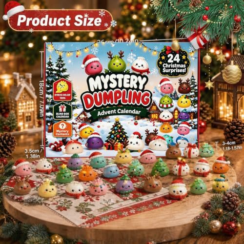 Christmas Squishies Advent Calendar Cute Xmas Countdown Calendar for Adults - image 8