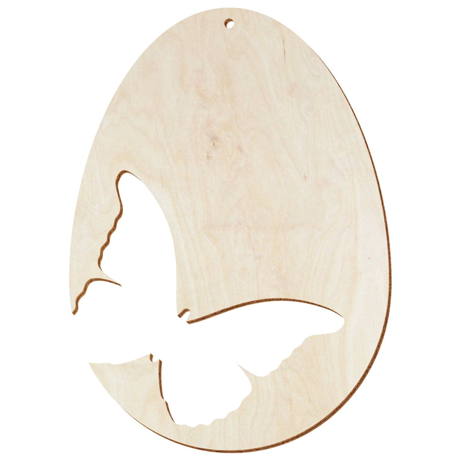 Uova di Pasqua in legno V2, betulla naturale, decorazione per Pasqua, motivo uovo di Pasqua 13, altezza (dimensione): 45 cm di altezza