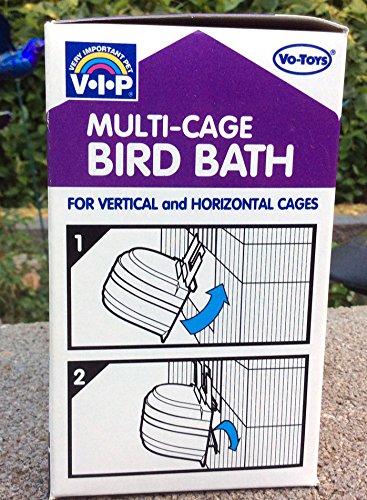 Vo-Toys Multiple Cage Bird Bath