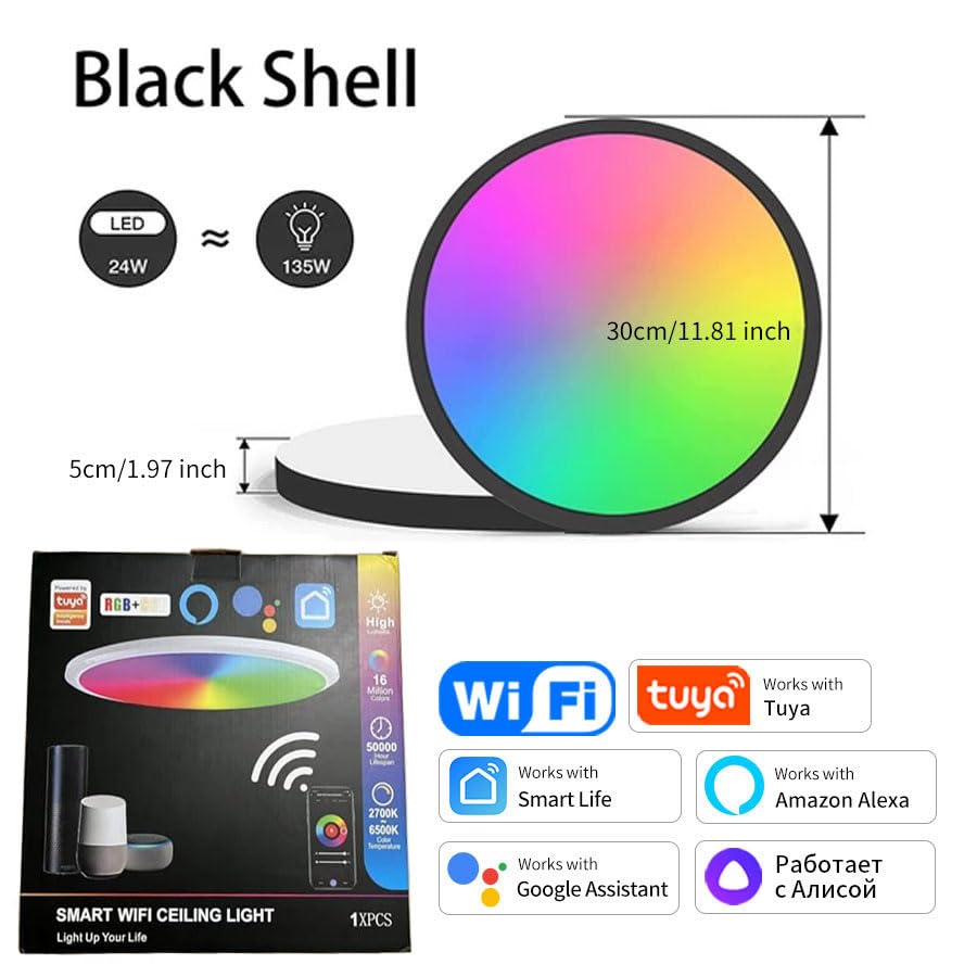 Plafonnier LED dimmable pour régler le manque de lumière - 6