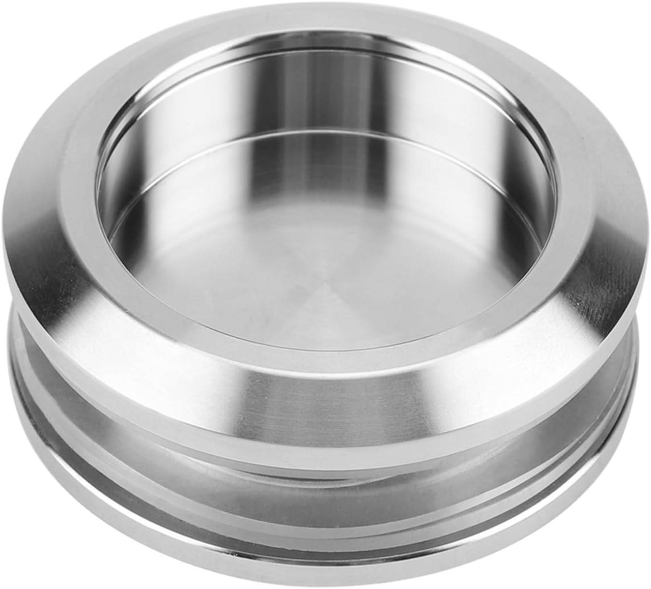 Garosa Door Finger Pull, Round Stainless Steel Handle Pull Knob for Glass Sliding Shower Door, Bi-Pass Door