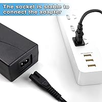 Vista 6 de Cable de alimentación de CA de 6.6 pies de repuesto para sillas reclinables eléctricas o elevadoras Okin, Limoss, Pride, Lazboy, Berkline y más