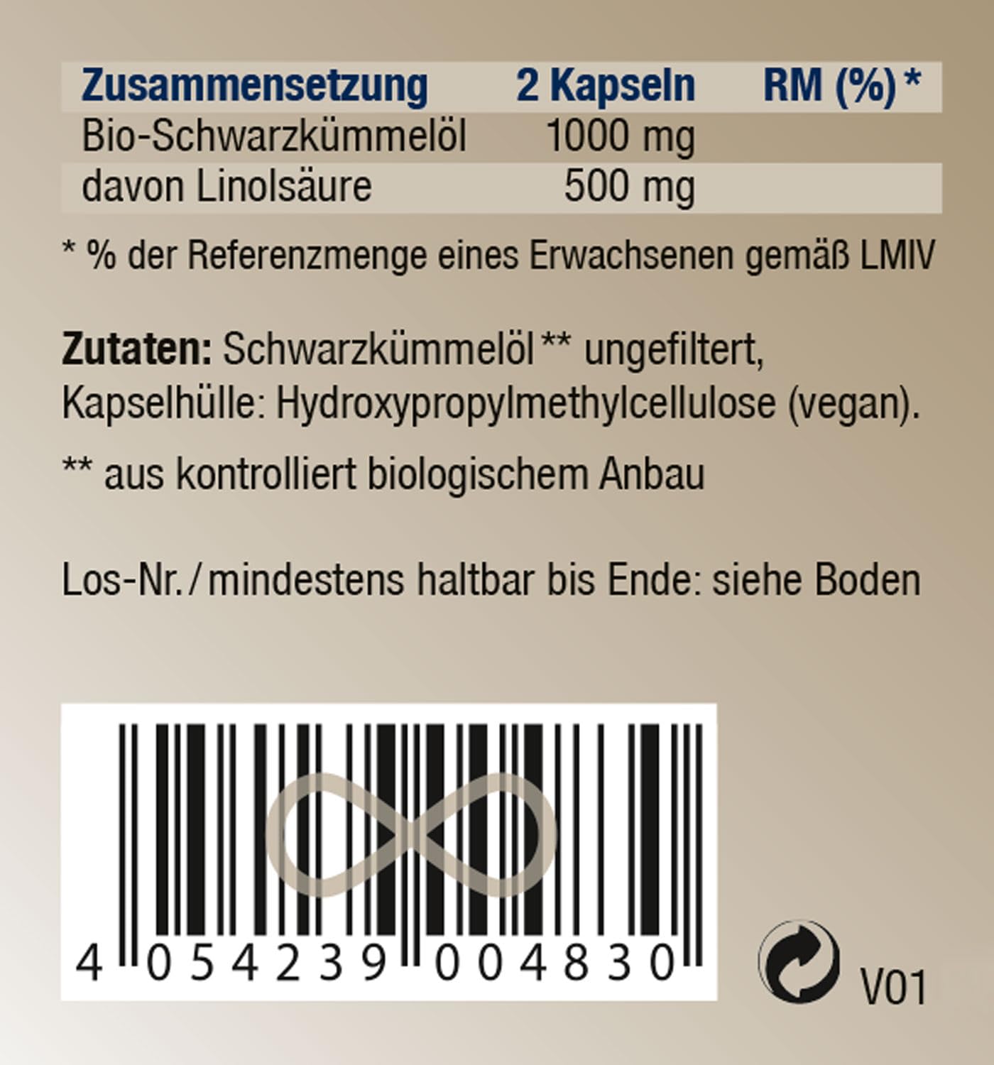KOPP Vital® Bio-Schwarzkümmelöl Kapseln | 35 g | 60 Kapseln | Rein. Ungefiltert. Bio. Premiumqualität