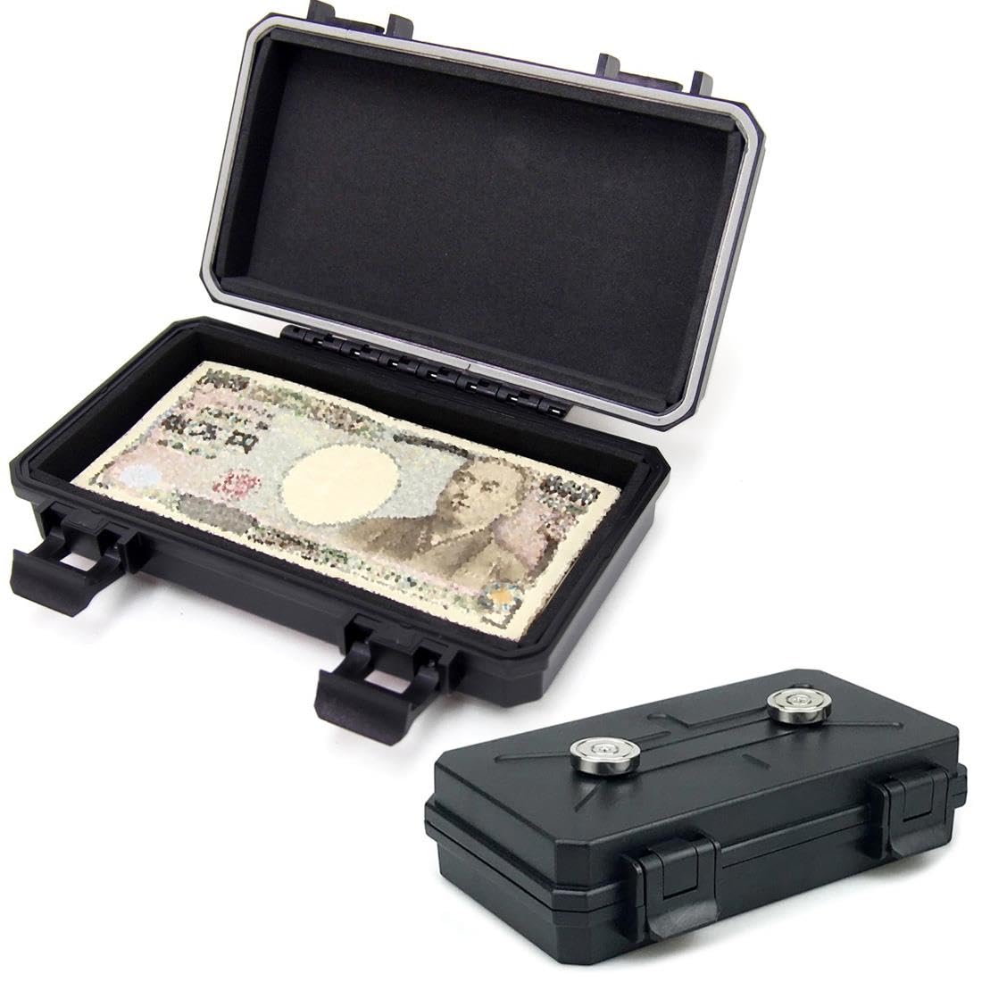 Amazon｜マグネット式シークレットケース, 強力ネオジム磁石付き 防水