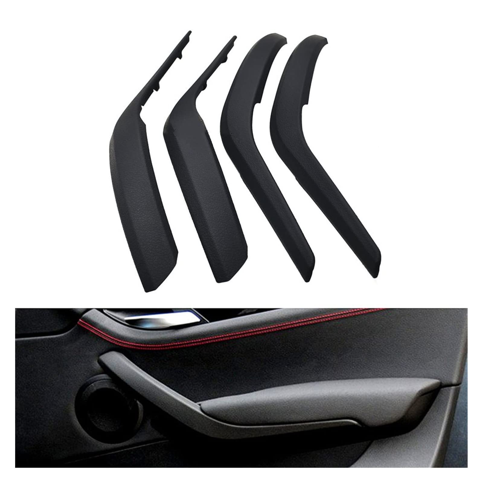Maniglia Portiera Interna Auto per BMW X1 16d 16i 18d 18dx 18i 20d 20dX 2010-2016 Auto Pannello Porta Interna Maniglia Tirare Trim Copertura Maniglie Porte Interne Auto