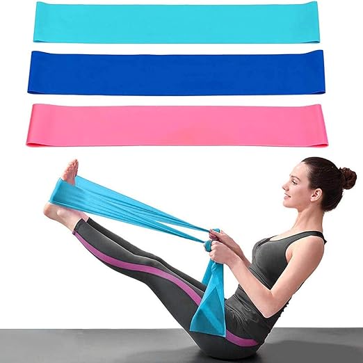 Elastische band voor krachttraining (3 stuks), 1,5 m/2 m, elastische