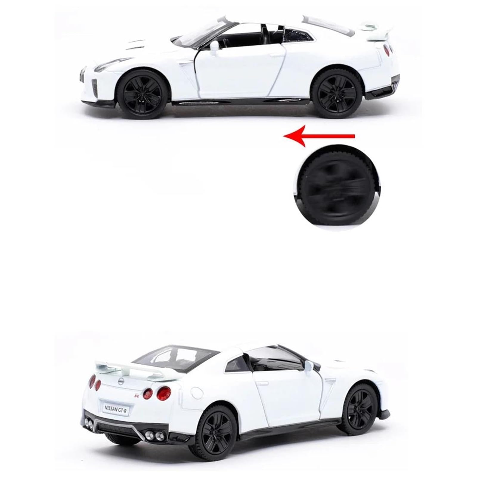 Amazon.co.jp: スケールダイキャストカー 1:32 For NISSAN GTR GT-R