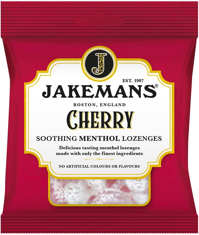 Cherry Menthol Soothing Menthol Sweets, 100g