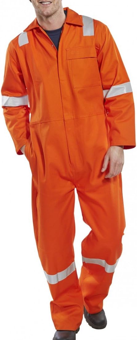 Click FR Boiler Suit Nordic Design Orange Size 50