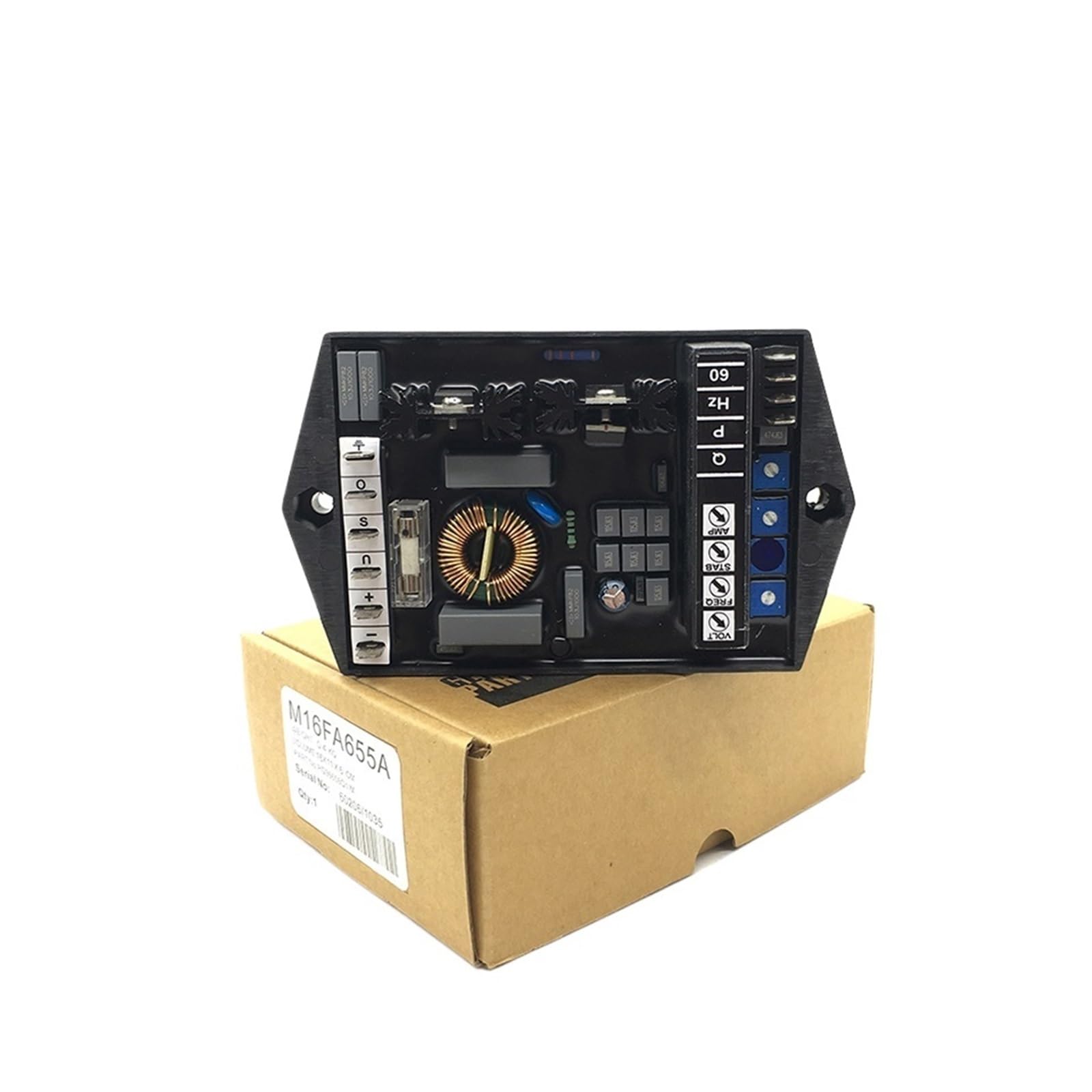 Pjktbeyi One Color 1Pcs M16fa655a Avr Generator Automatic Voltage Regulator Stabilizer Control Module Electric Genset Parts Accessories