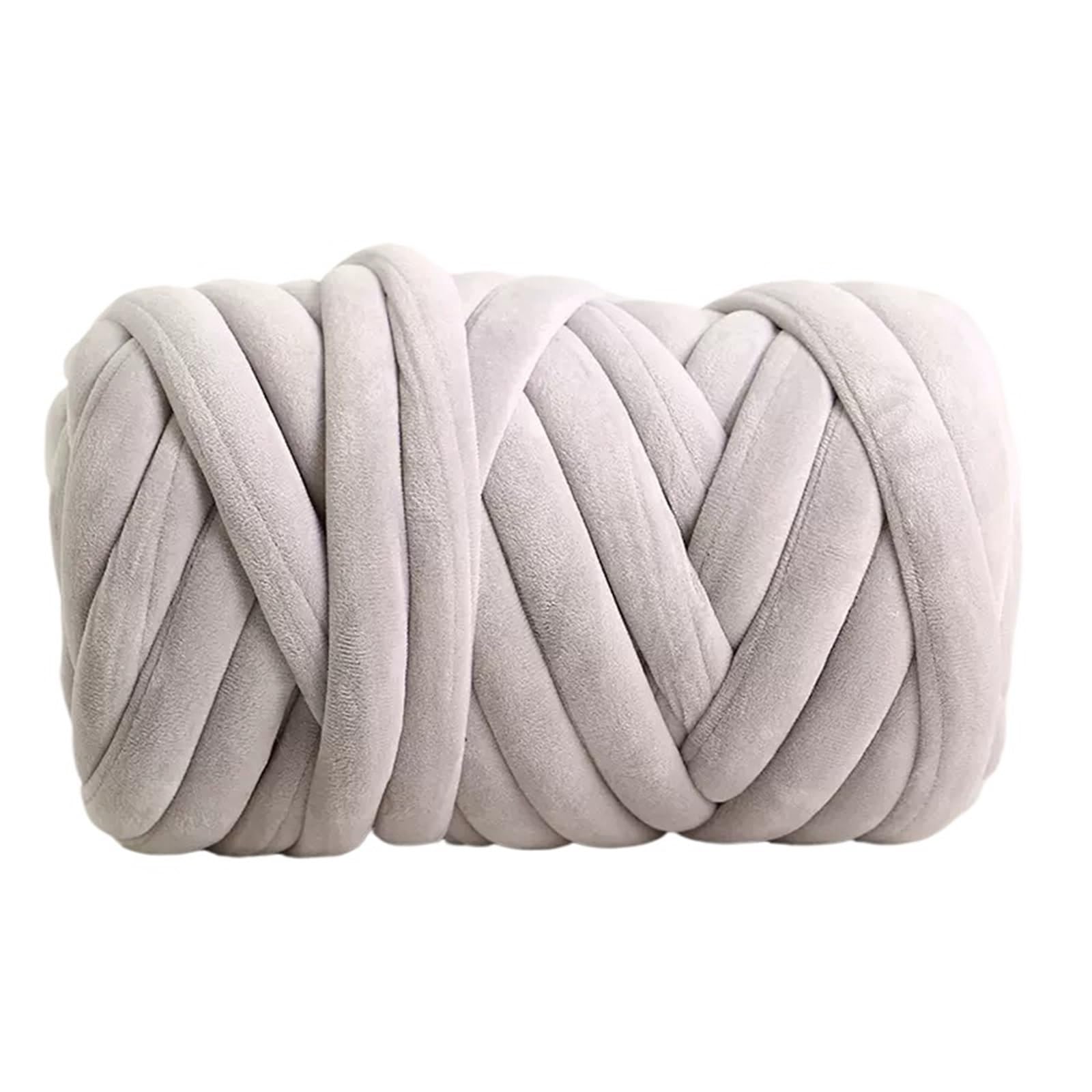 Fil à tricoter à la main gros fil coton doux crochet couverture tapis 250g