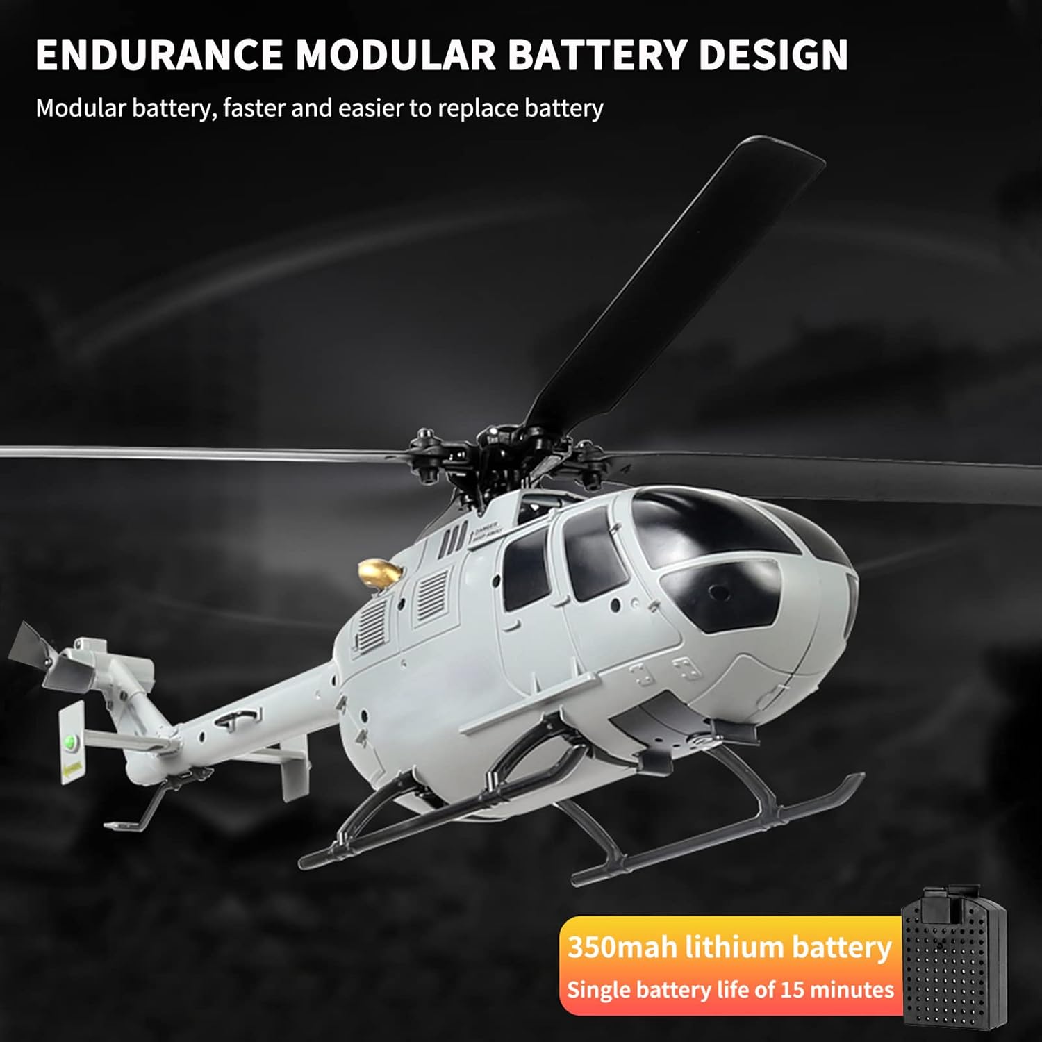 GoolRC 7.4V 350mAh Battery for C186 Pro RC Drone Helicopter : Toys & Games