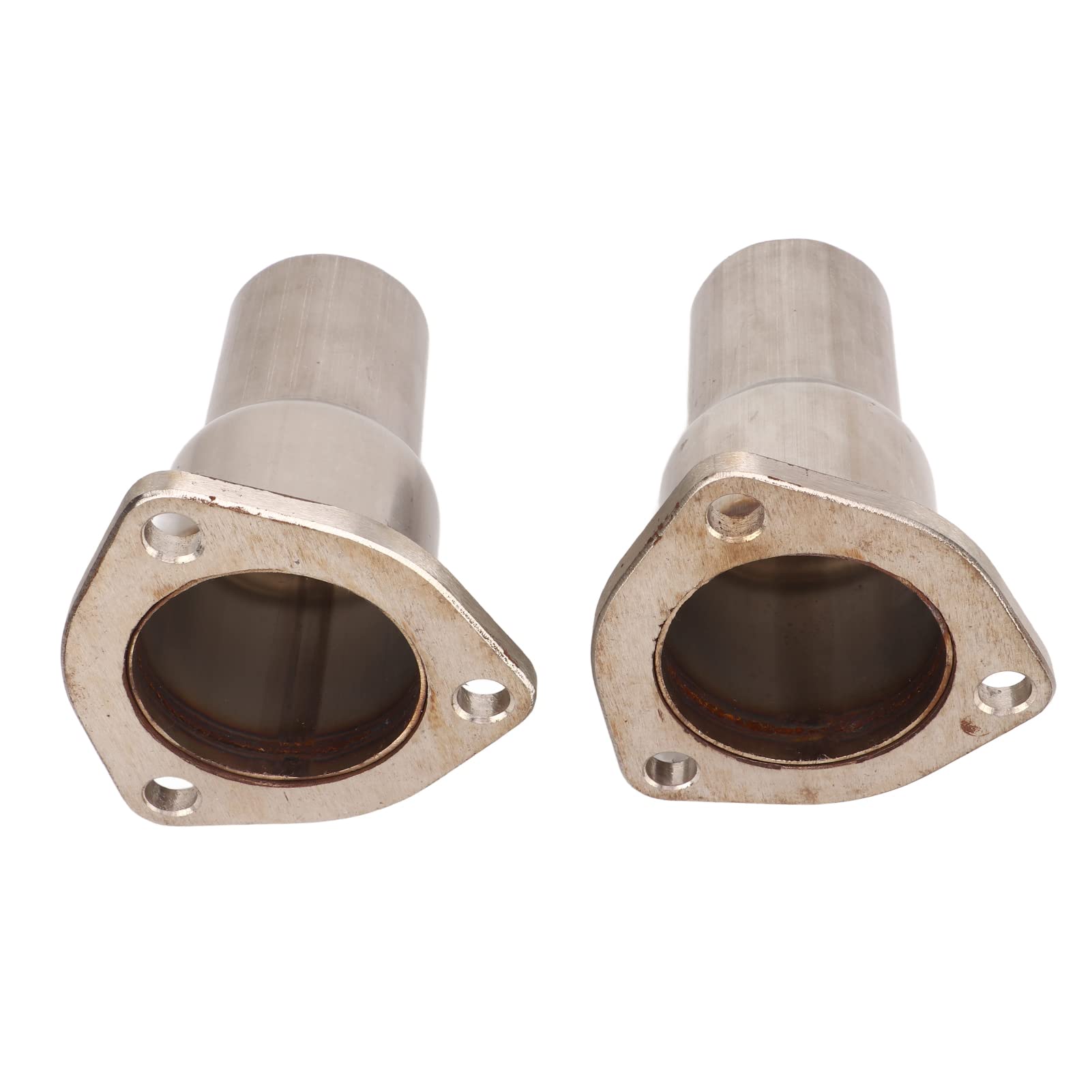 Kit reductor de brida del colector de escape de 3 pernos, 2 1/2 a 2 pulgadas de diámetro para sistemas de escape automotrices
