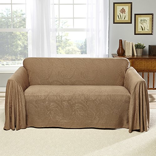 Stylemaster Alexandria Furniture Throw, Sofa, Mocha - Thumbnail 4