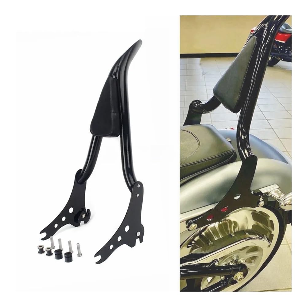 Moto Schienale Sedile per H&Arley per Softail 2018-più Tardi FXLR FXLRS FLSB Sport Glide Low Rider Moto 22 "Alto Passeggero Posteriore Sissy Bar Schienale