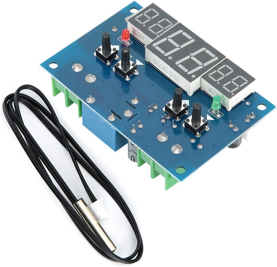 Thermostat Module Digital Temperature Controller Xh W1401 Digital Thermostat Module Intelligent Temperature Control Module Dc9~15v, -9~99℃