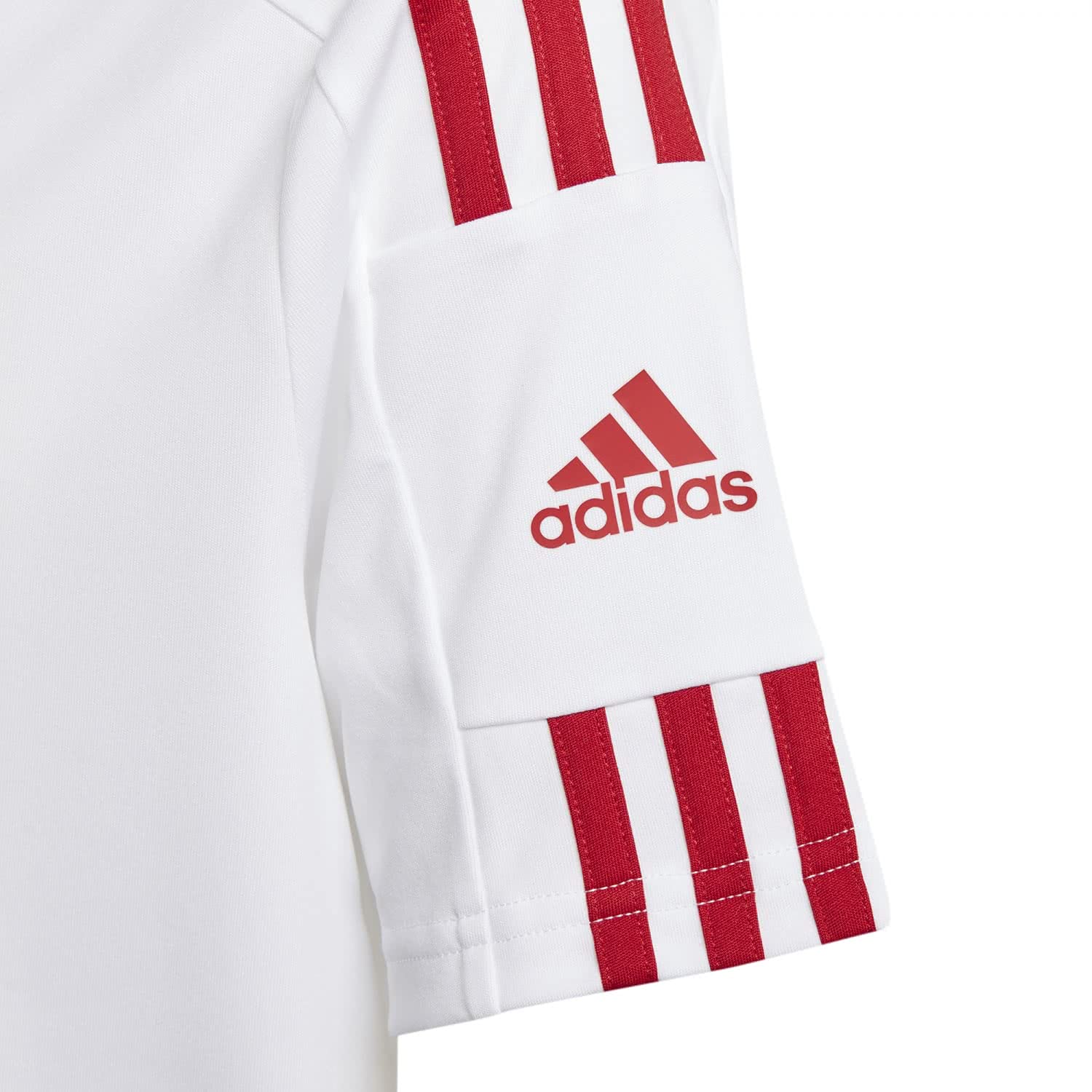 adidas Squad 21 JSY Y, Short de Tennis garçons, White/Team Power Red, 7-8A