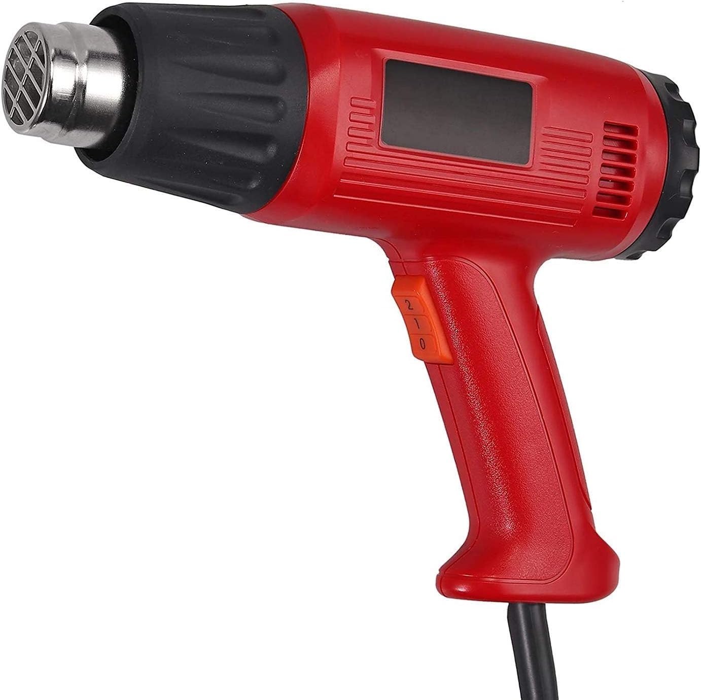 Opalarka o zmiennej temperaturze 1800 W z 2 ustawieniami prędkości, zabezpieczeniem przed przeciążeniem, zaciskami termokurczliwymi