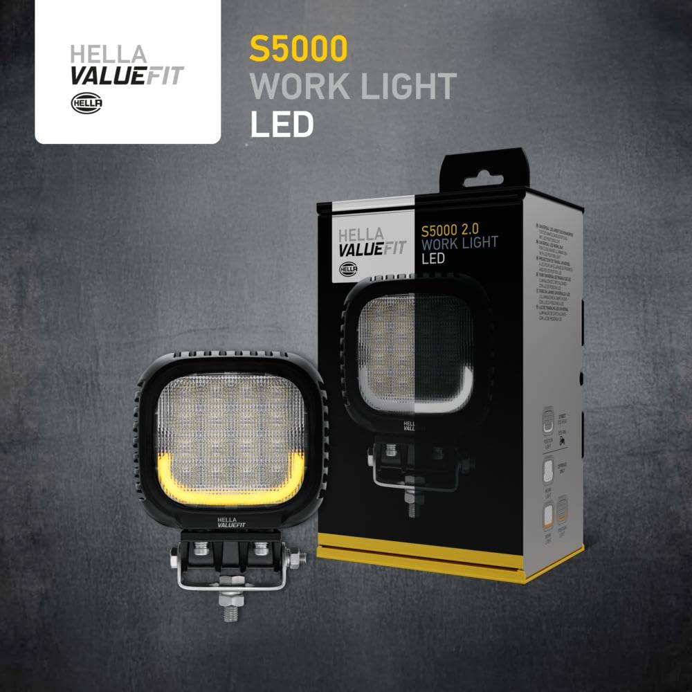 HELLA Valuefit 1GA 357 109-221 LED-Arbeitsscheinwerfer S5000 2.0-12/24V