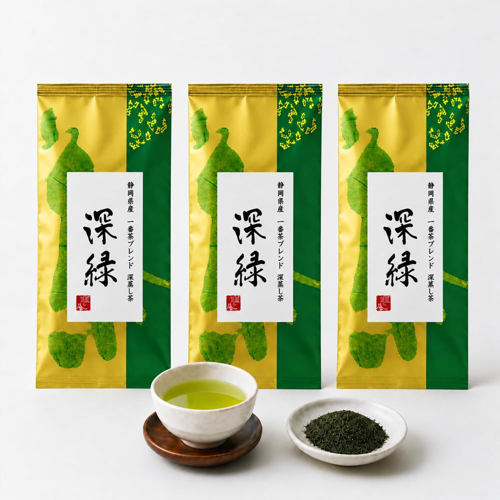 Amazon.co.jp: 静岡お茶のだいさん 静岡 新茶 2026年産 一番茶使用 深