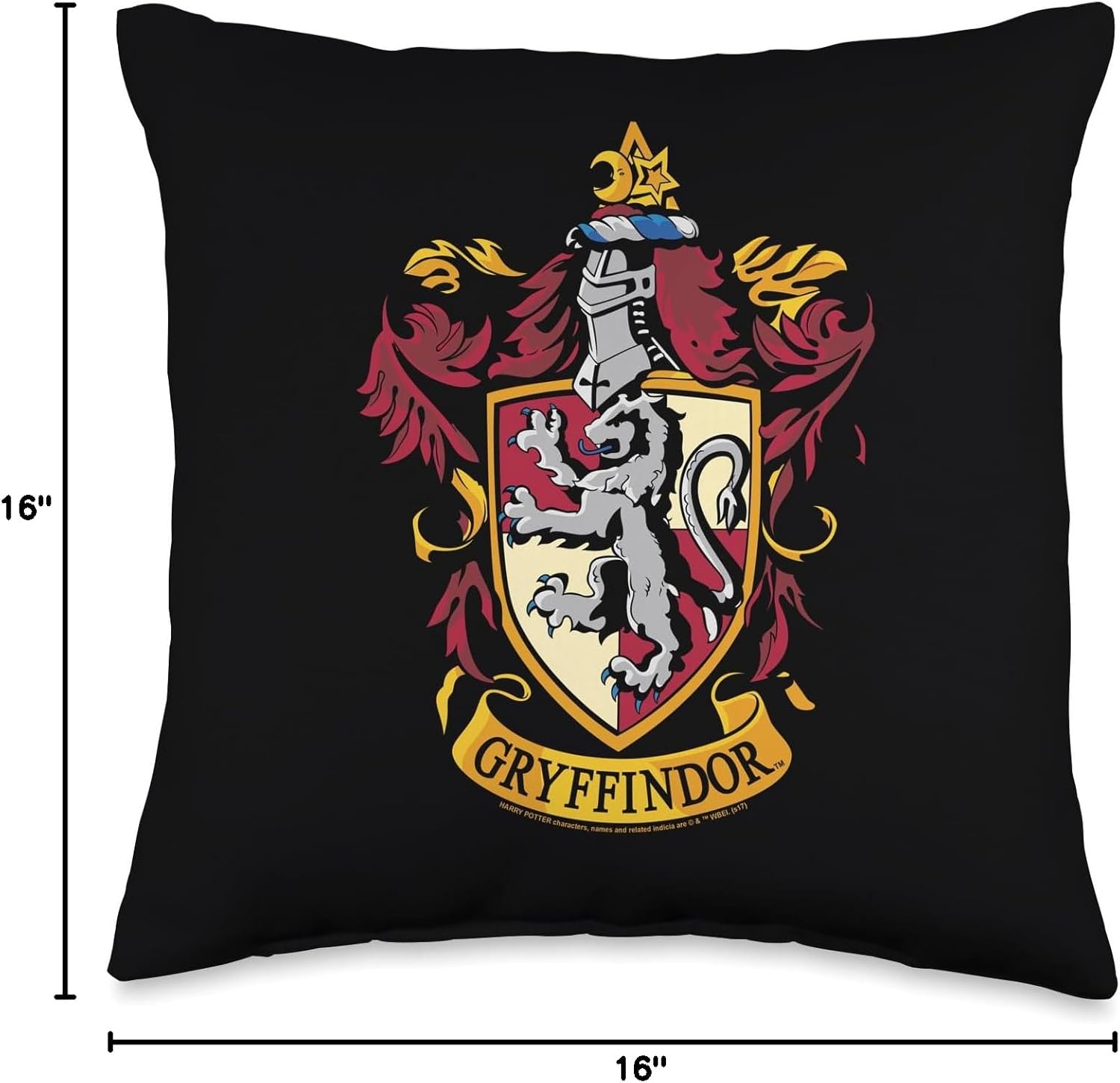 Harry Potter Gryffindor House Crest Throw Pillow