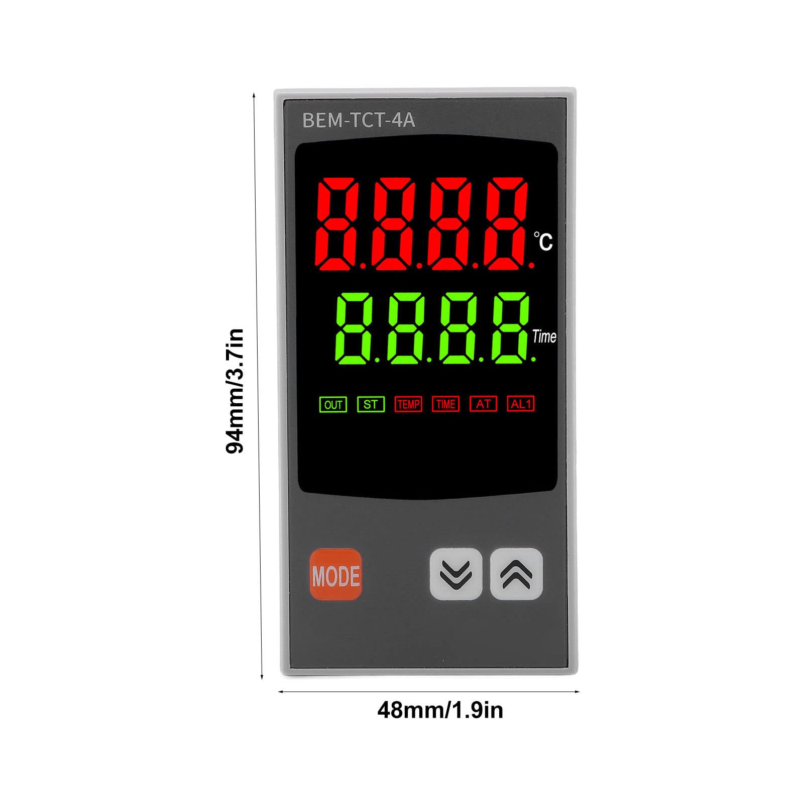 ANKROYU PID Temperature Controller, PID Temperature Regulator, 7 Segment Display Thermostat, High Accuracy PID Thermostat for Industrial Equipment