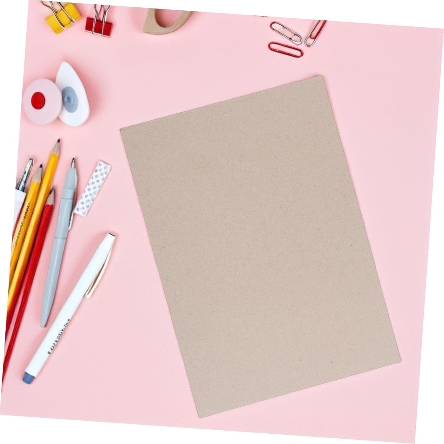 Uonlytech 20pcs Vintage Style Book Binding Board Thick Heavy Duty Chipboard for Scrapbooking Album Making and Craft Projects Durable User Friendly Crafting Supplies