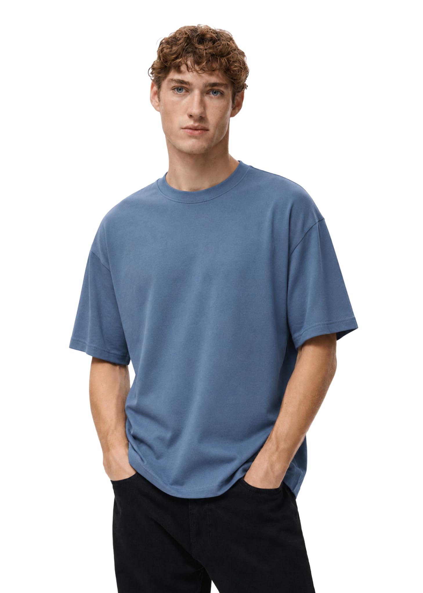 alan jones clothing Men's Printed Premium Heavy Gauge Cotton Oversized T-Shirt-picture-54