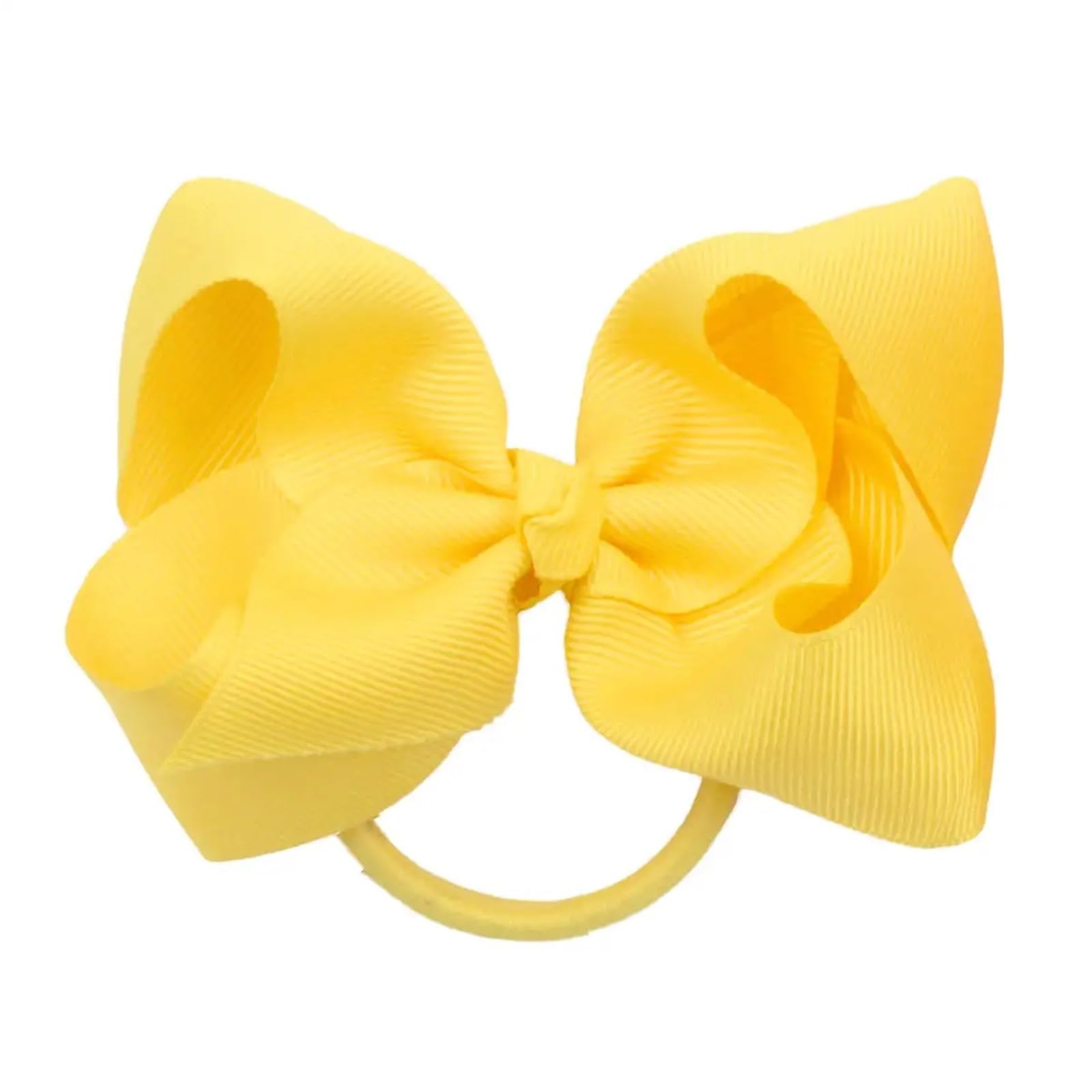 20 Pezzi 4,5 Pollici Fiocchi for Capelli Elastici for Capelli Grandi Fiocchi for Capelli da Cheerleader Fasce for Capelli in Gomma per Ragazze Adolescenti Cheerleader