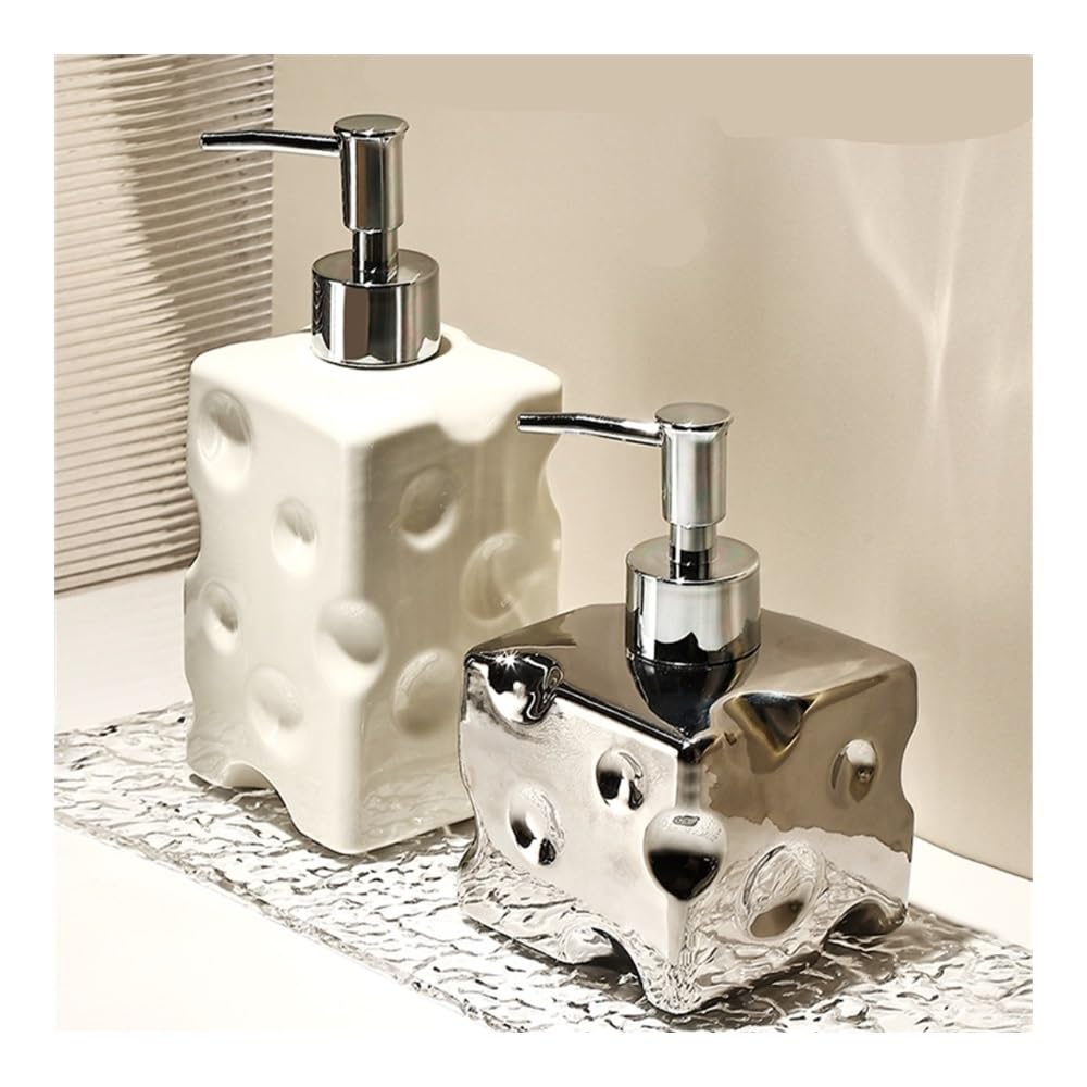 Seifenspender Keramik Handflasche Badezimmer Duschgel Spender Flasche Shampoo Leere Flasche Waschmittel Push-Flasche Seifenständer