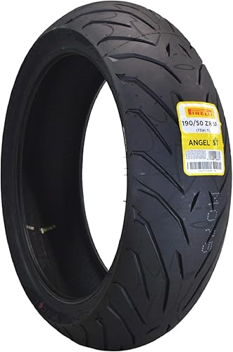 Miniatura 10 de Pirelli Angel ST 160/60ZR17 (69W) Neumático trasero para motocicleta – Neumático deportivo de alto rendimiento para mayor agarre, durabilidad y