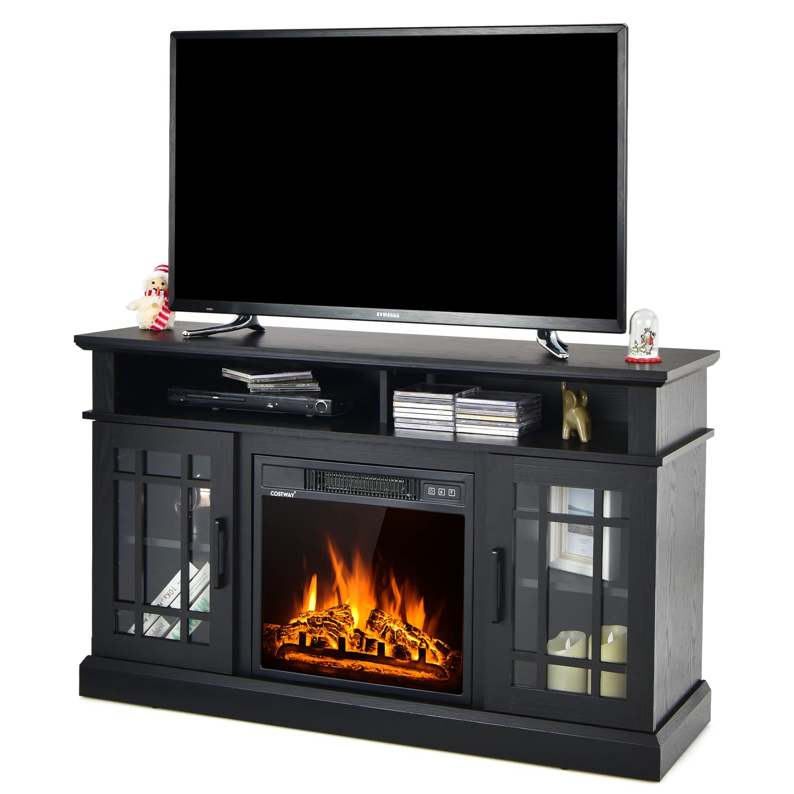 Buy Happygrill Electric Fireplace TV Stand with Remote Control, 48 inch