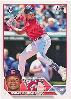 2023 Topps #119 Oscar Gonzalez NM-MT RC Rookie Cleveland Guardians Baseball Trading Card