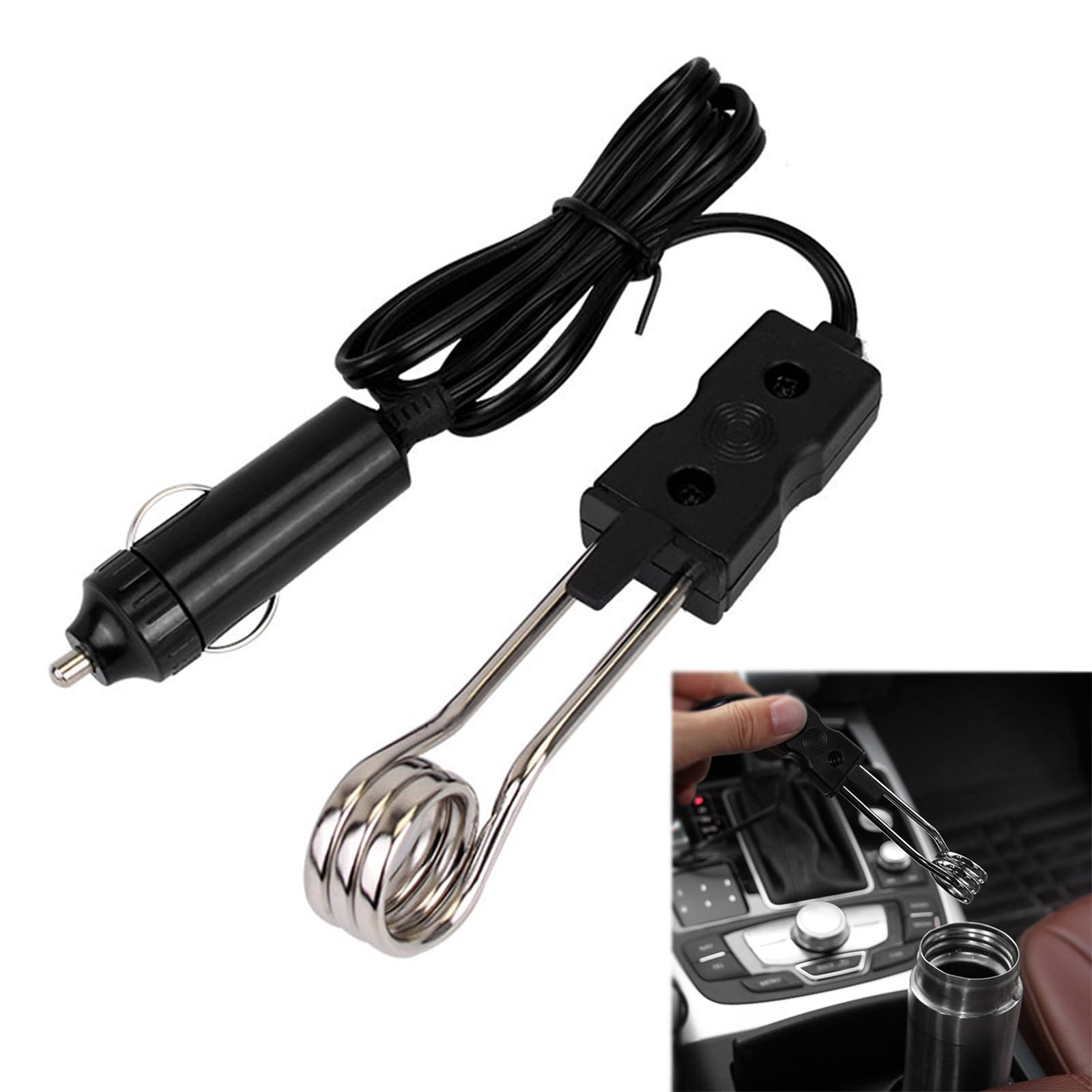 Thermoplongeur Voiture, Chauffe-Eau D'Immersion De Voiture, Chauffe-Eau De Voiture, Mini - Guide 360