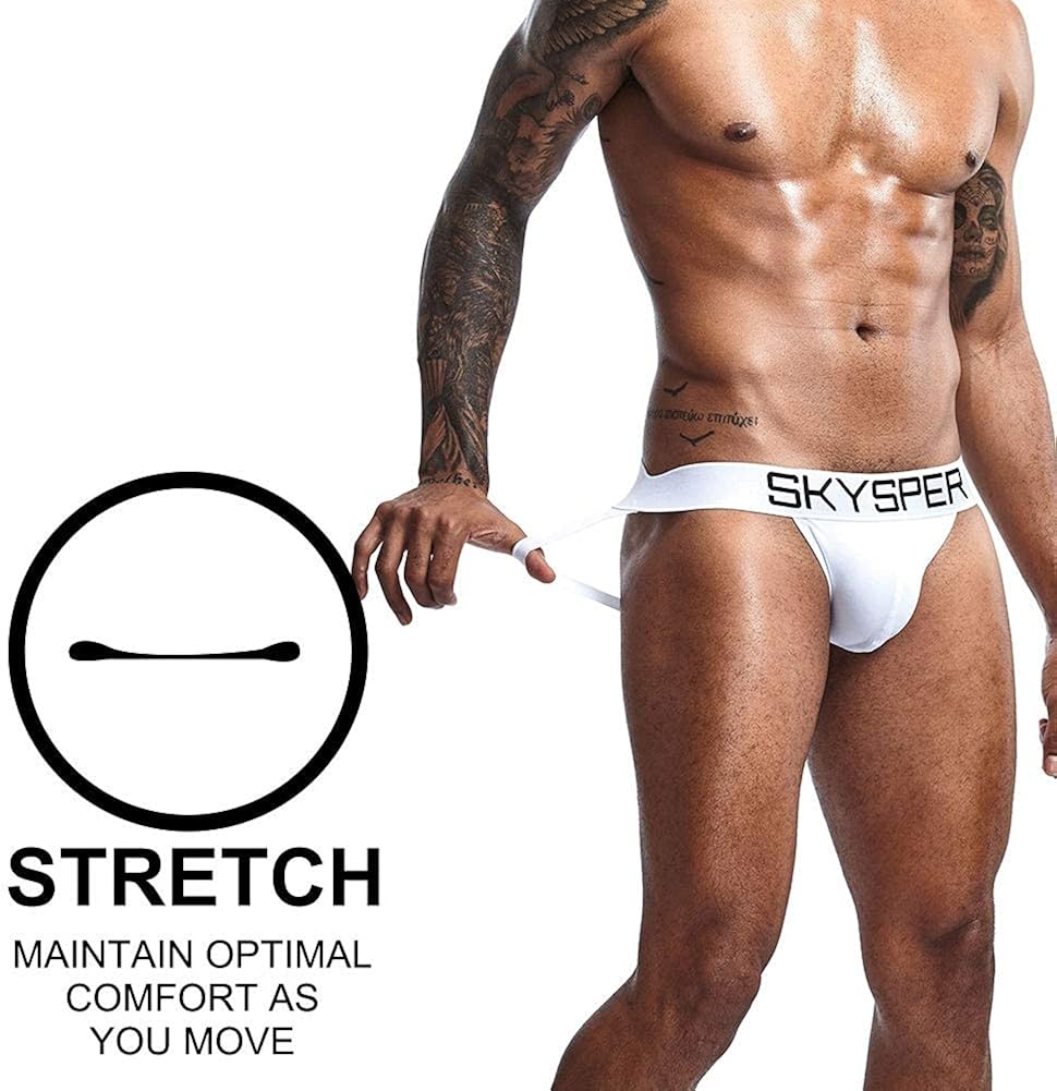 SKYSPER Men's Jockstrap Athletic Supporter Jock Straps Male Underwear: Clothing, Shoes & Jewelry