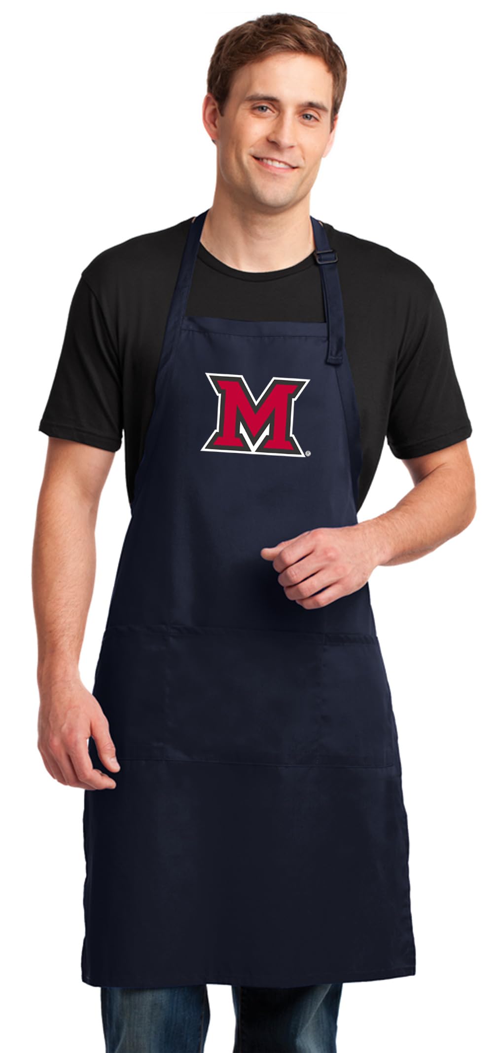Broad Bay Miami University Apron LARGE SIZE Top Miami RedHawks Gift Him or Her